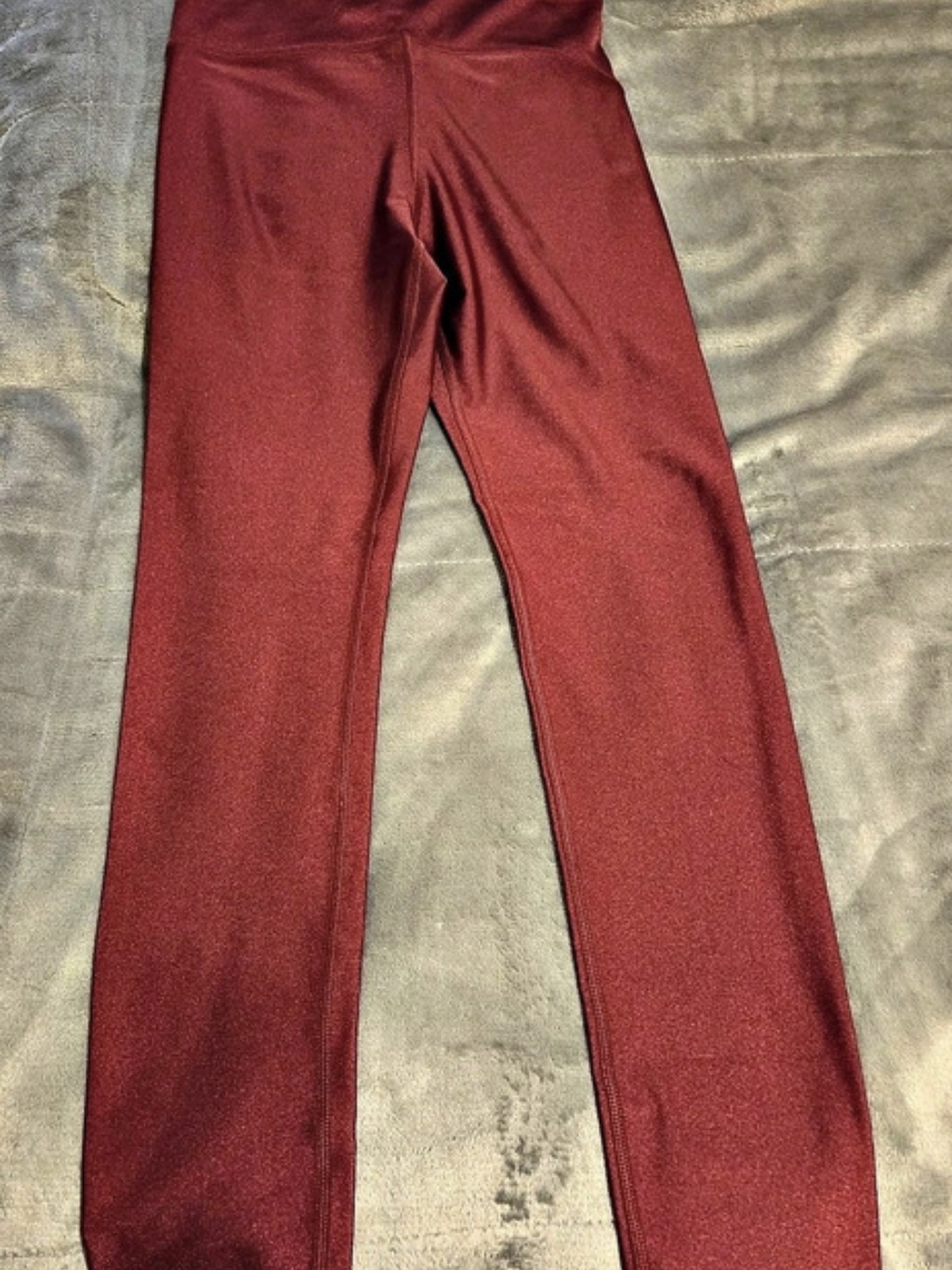 Athleta Elation Shine Tight Leggings Red Size Small